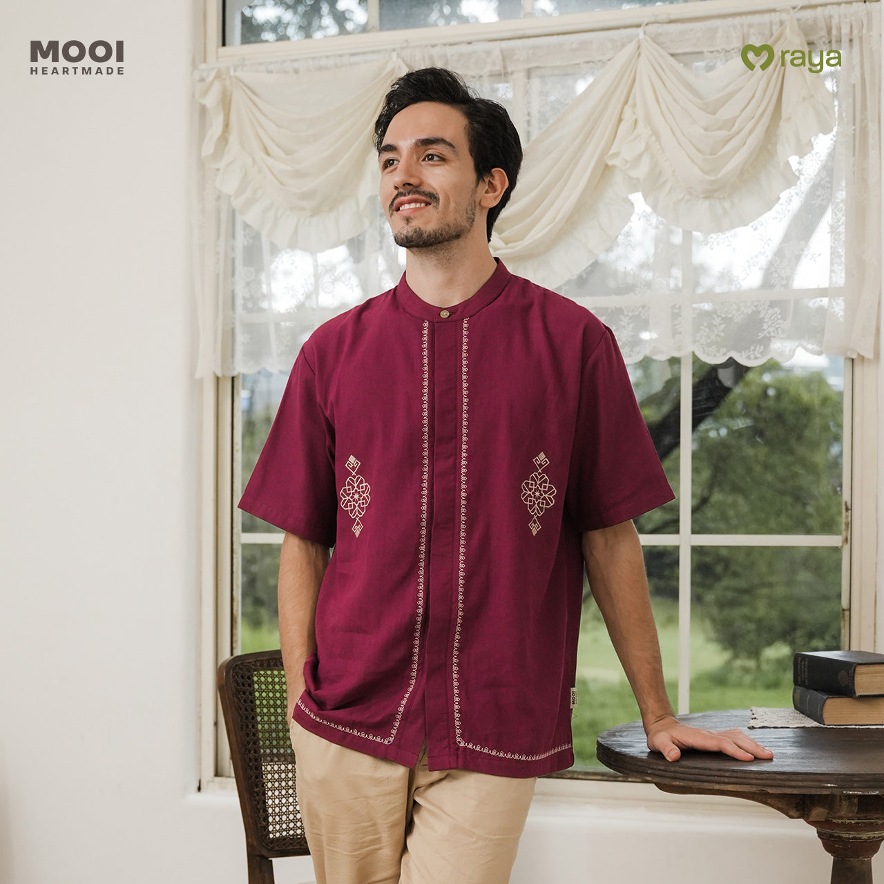 Mooi Atasan Pria Kemeja Pria Raya Collection Ashal Koko