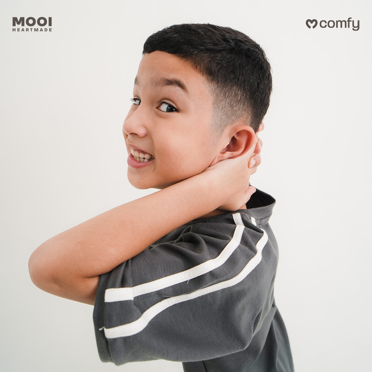 Mooi Kaos Anak Laki-Laki Comfy Athletic Top