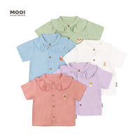 Mooi Atasan Anak Perempuan Lily Ruffle Top