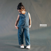 Mooi Celana Jeans Anak Kids Barrel Denim Pants