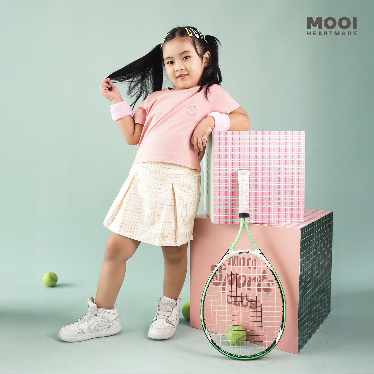 Mooi Setelan Anak Perempuan Courtside Girls Set