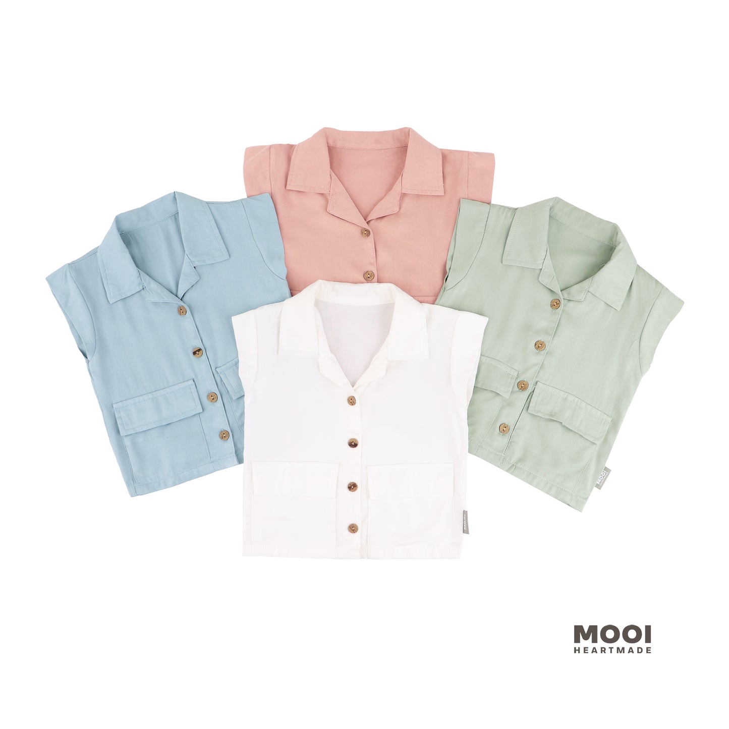 Mooi Atasan Anak Perempuan Olivia Top