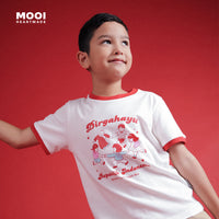 Mooi Merdeka Kaos Kemerdekaan 17 Agustus T-shirt Anak Merdeka Vintage Tee Dirgahayu Indonesia