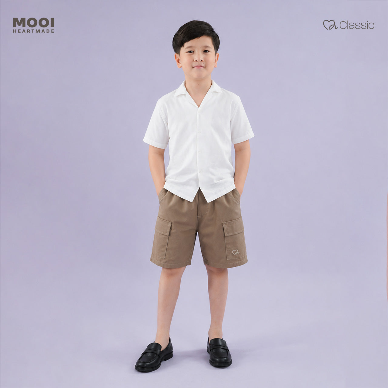 Mooi Celana Pendek Cargo Anak Laki-Laki Classic Short Cargo Pants