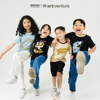 Mooi Artventure x Illustrator Vintage Tshirt Tee Kaos Anak