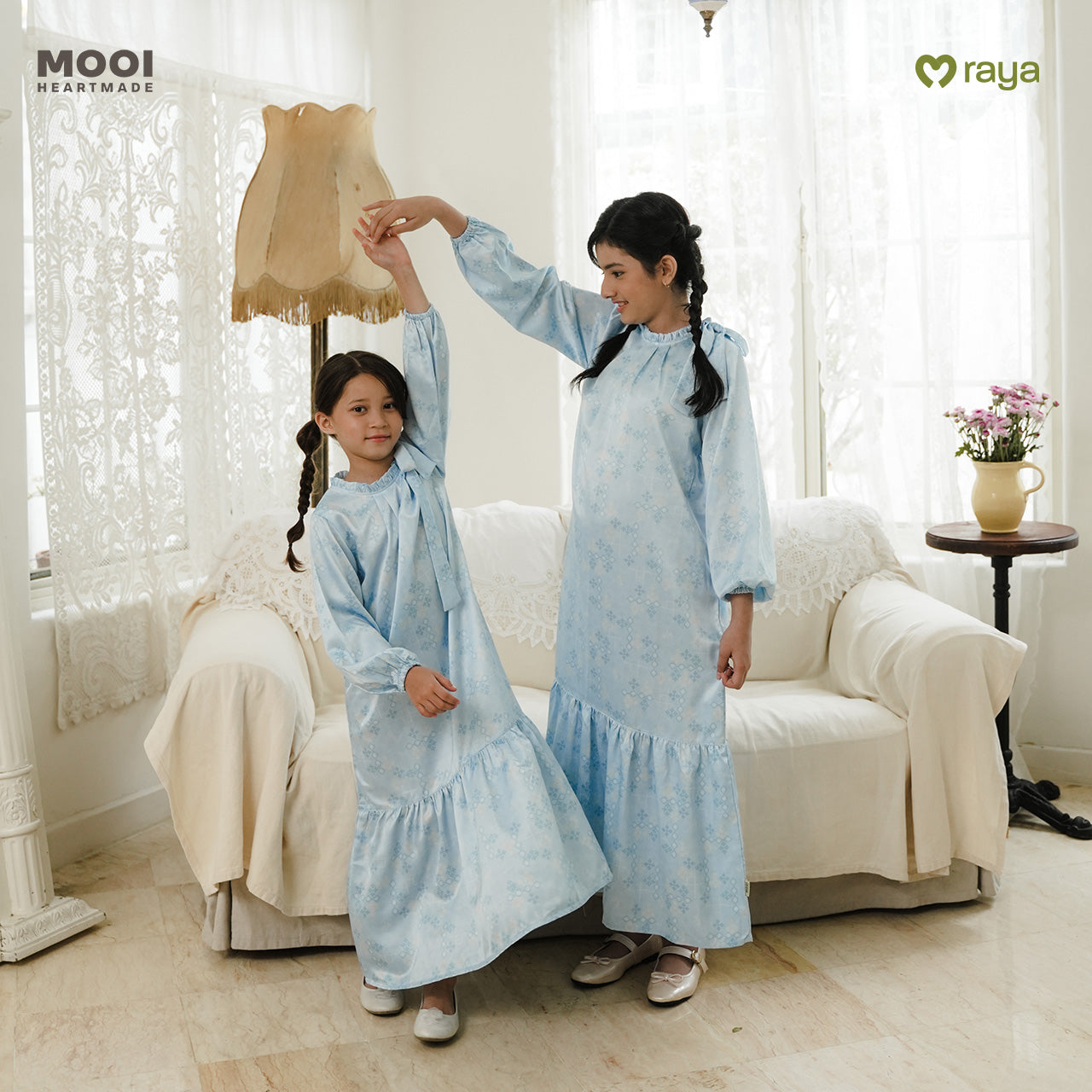 Mooi Dress Anak Gamis Anak Perempuan Raya Collection Nusrah Gamis Nawasena Series