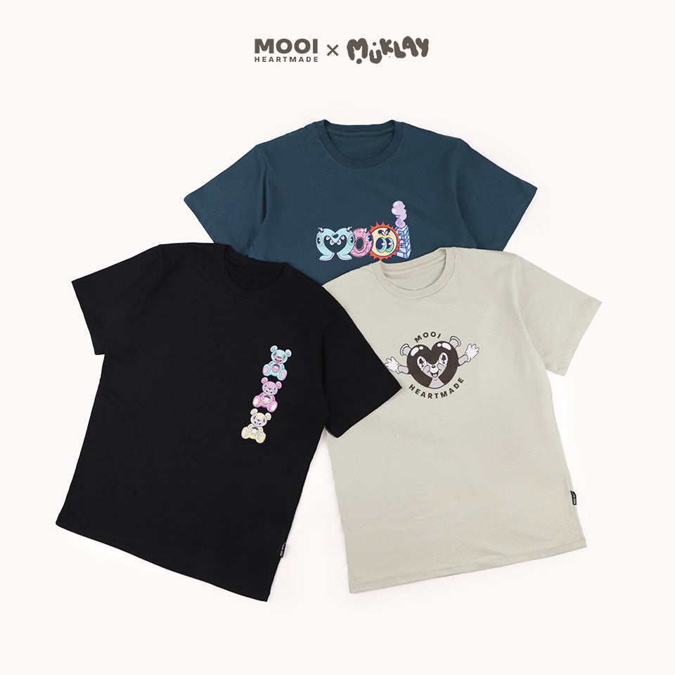 Mooi X Muklay Kaos Dewasa Unisex Graphic Tee Adult