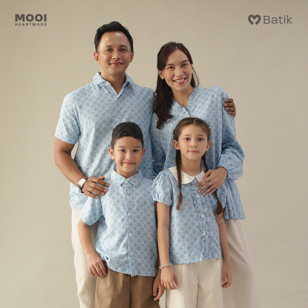 Mooi Atasan Batik Kemeja Anak Laki-Laki Mahagra Batik Shirt