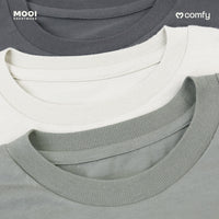 Mooi Kaos Anak Unisex Laki Laki Perempuan Comfy T-Shirt Basic Kids