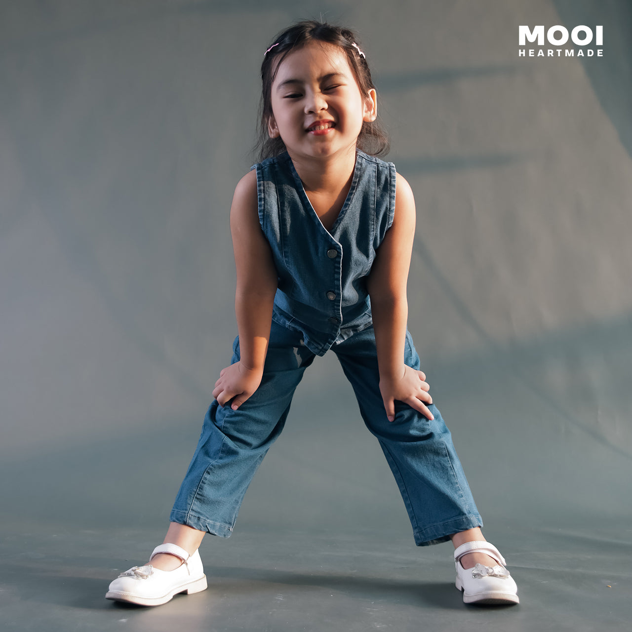 Mooi Celana Jeans Anak Kids Barrel Denim Pants