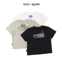 Mooi X Muklay Kaos Anak Unisex Graphic Tee Kids