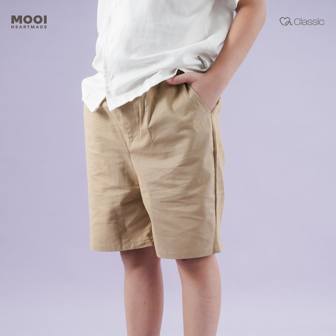 Mooi Celana Pendek Anak Laki-Laki Classic Short Chinos