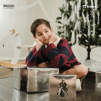 Mooi Kemeja Anak Laki-laki Christmas Collection Jerome Striped Polo Shirt