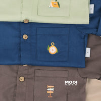 Mooi Kemeja Anak Laki – Laki Melvin Pocket Shirt