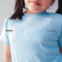 Mooi Atasan Anak Perempuan Comfy Rib Basic Top