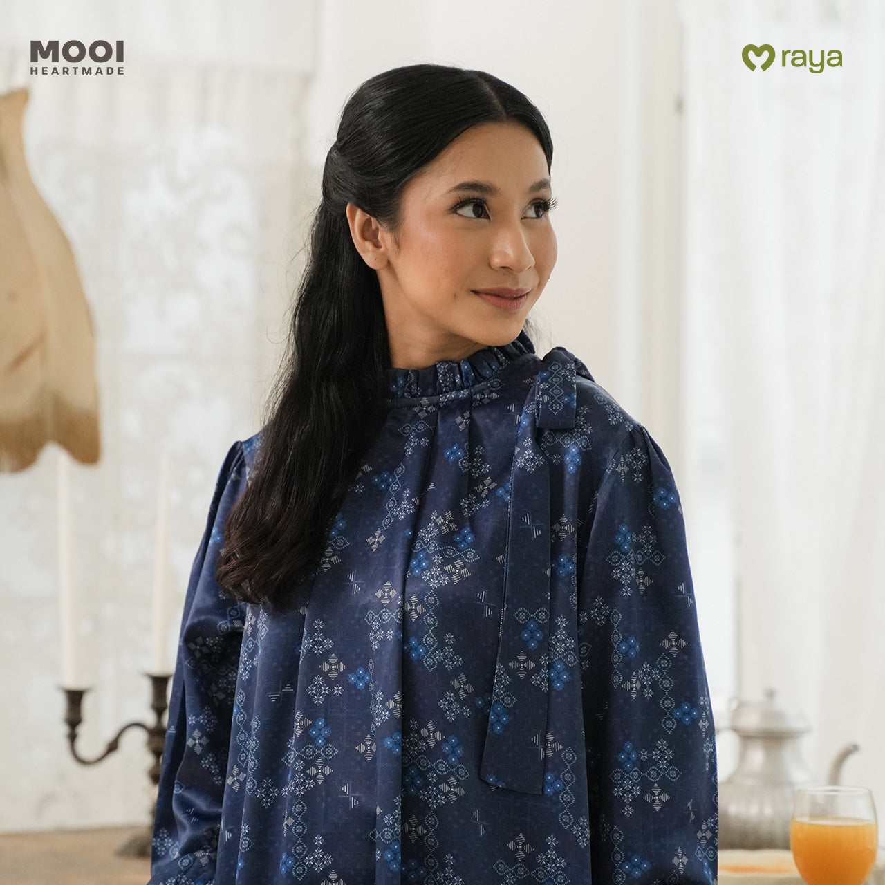 Mooi Dress Dewasa Raya Collection Nawrah Gamis Adult Nawasena Series