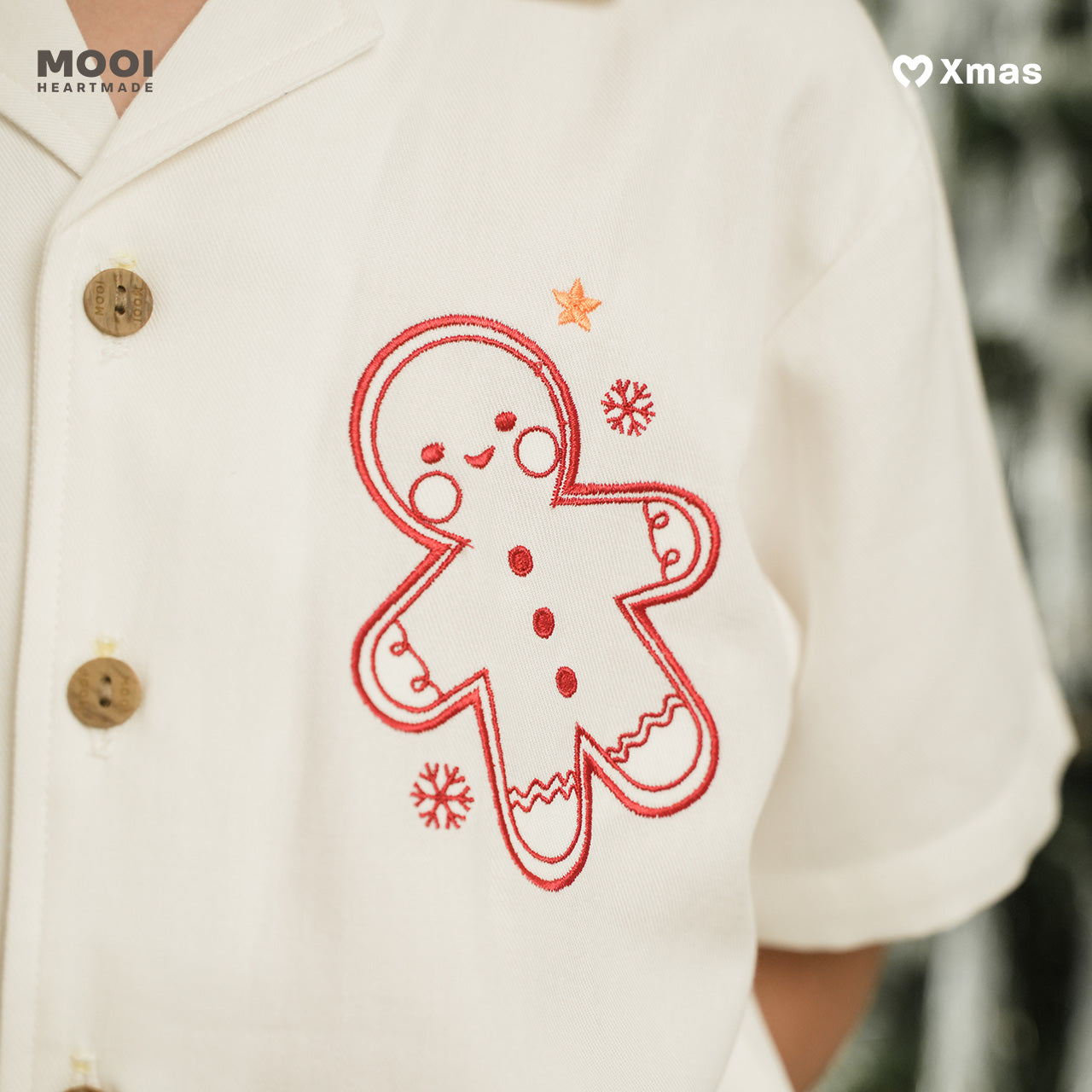 Mooi Kemeja Anak Laki-laki Christmas Collection Bentley Shirt