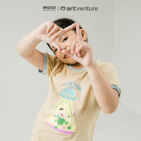 Mooi Artventure x Illustrator Vintage Tshirt Tee Kaos Anak