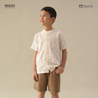 Mooi Atasan Batik Kemeja Anak Laki-Laki Zayyan Batik Shirt