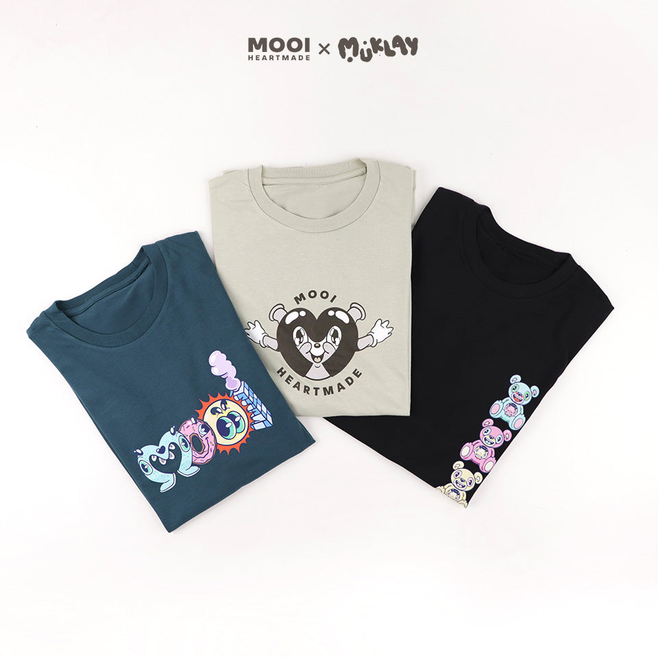 Mooi X Muklay Kaos Dewasa Unisex Graphic Tee Adult