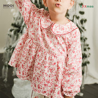Mooi Atasan Anak Perempuan Christmas Collection Nancy Top