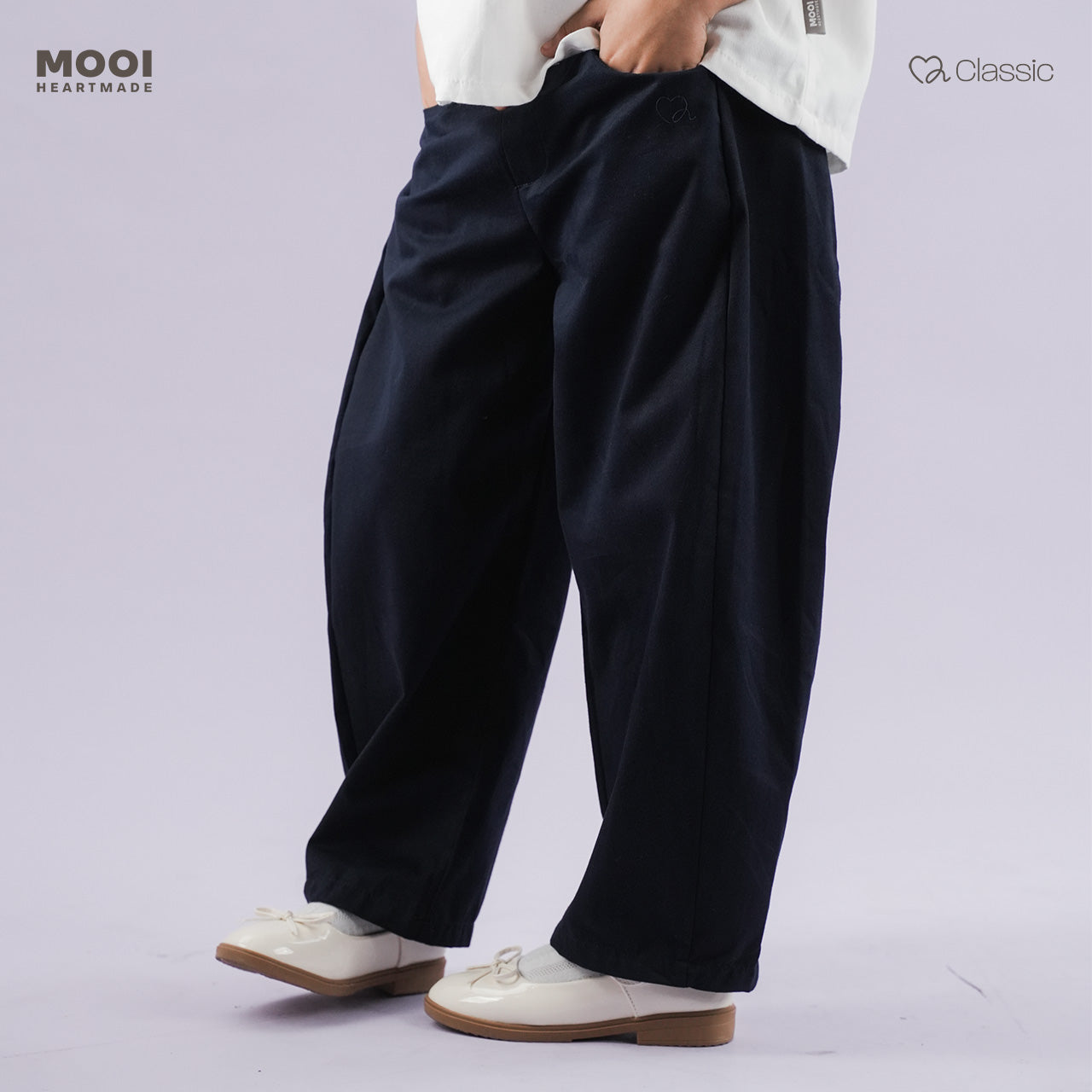Mooi Celana Panjang Anak Perempuan Classic Barrel Pants