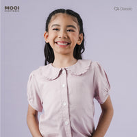 Mooi Atasan Anak Perempuan Charlotte Puff Shirt