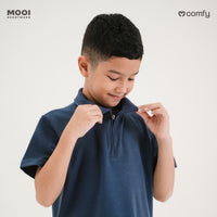 Mooi Kemeja Anak Laki-Laki Comfy Polo Shirt