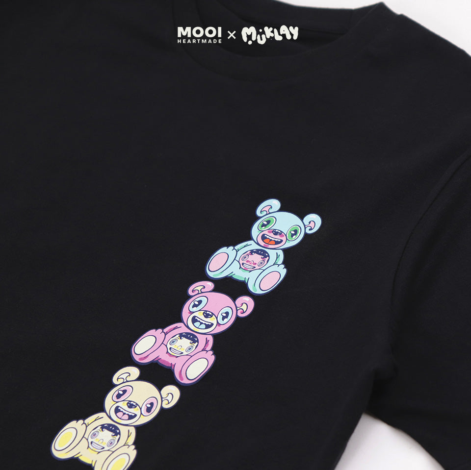 Mooi X Muklay Kaos Dewasa Unisex Graphic Tee Adult