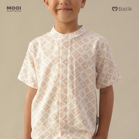 Mooi Atasan Batik Kemeja Anak Laki-Laki Zayyan Batik Shirt