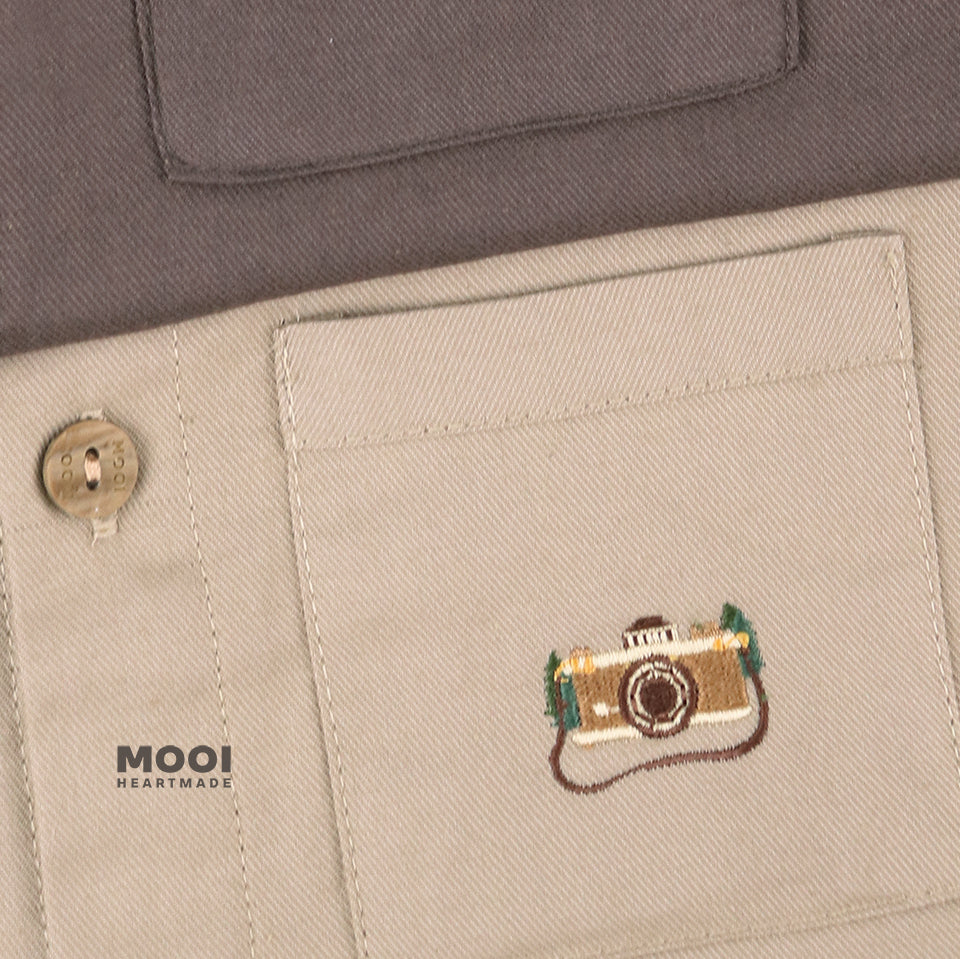 Mooi Kemeja Anak Laki – Laki Melvin Pocket Shirt