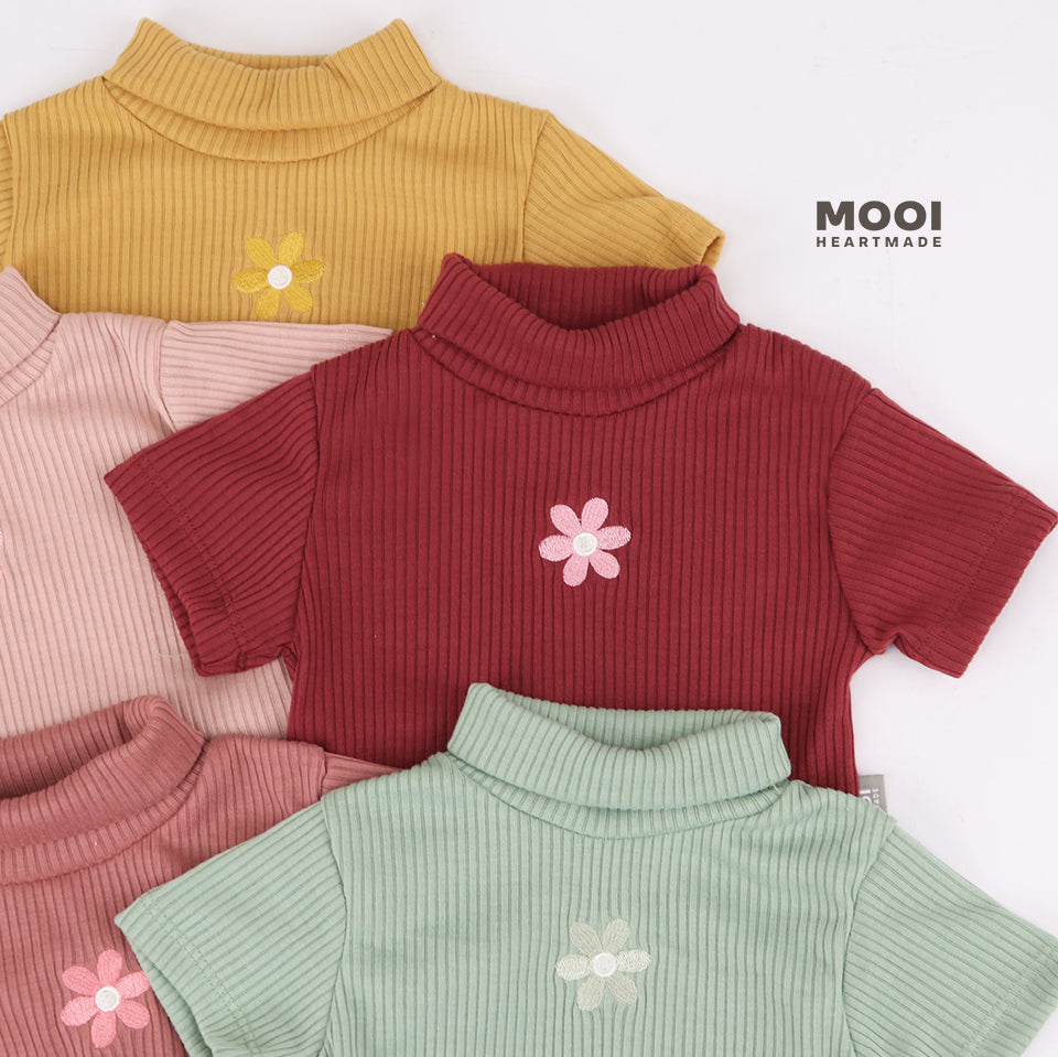 Mooi Atasan Turtleneck Anak Perempuan Giselle Top