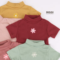 Mooi Atasan Turtleneck Anak Perempuan Giselle Top