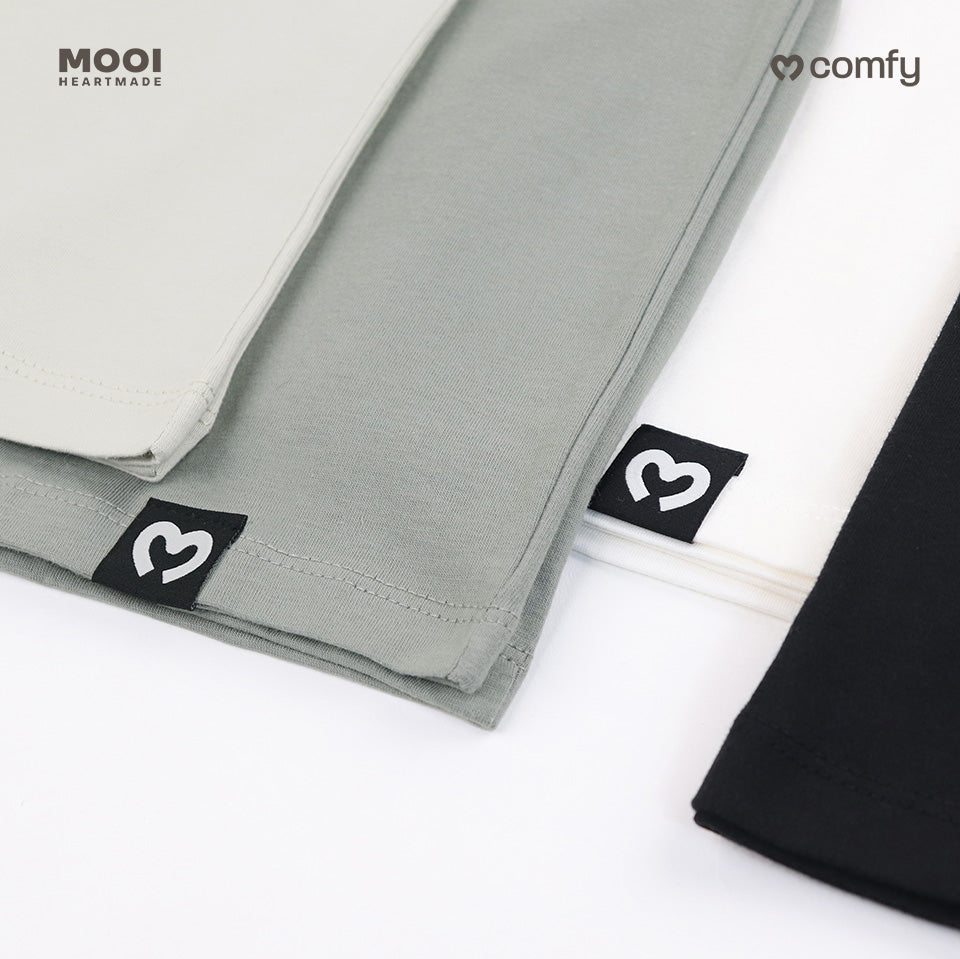 Mooi Kaos Anak Pocket Unisex Comfy T-Shirt Pocket Kids