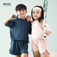 Mooi Setelan Anak Kaos Anak Courtside Basic Set