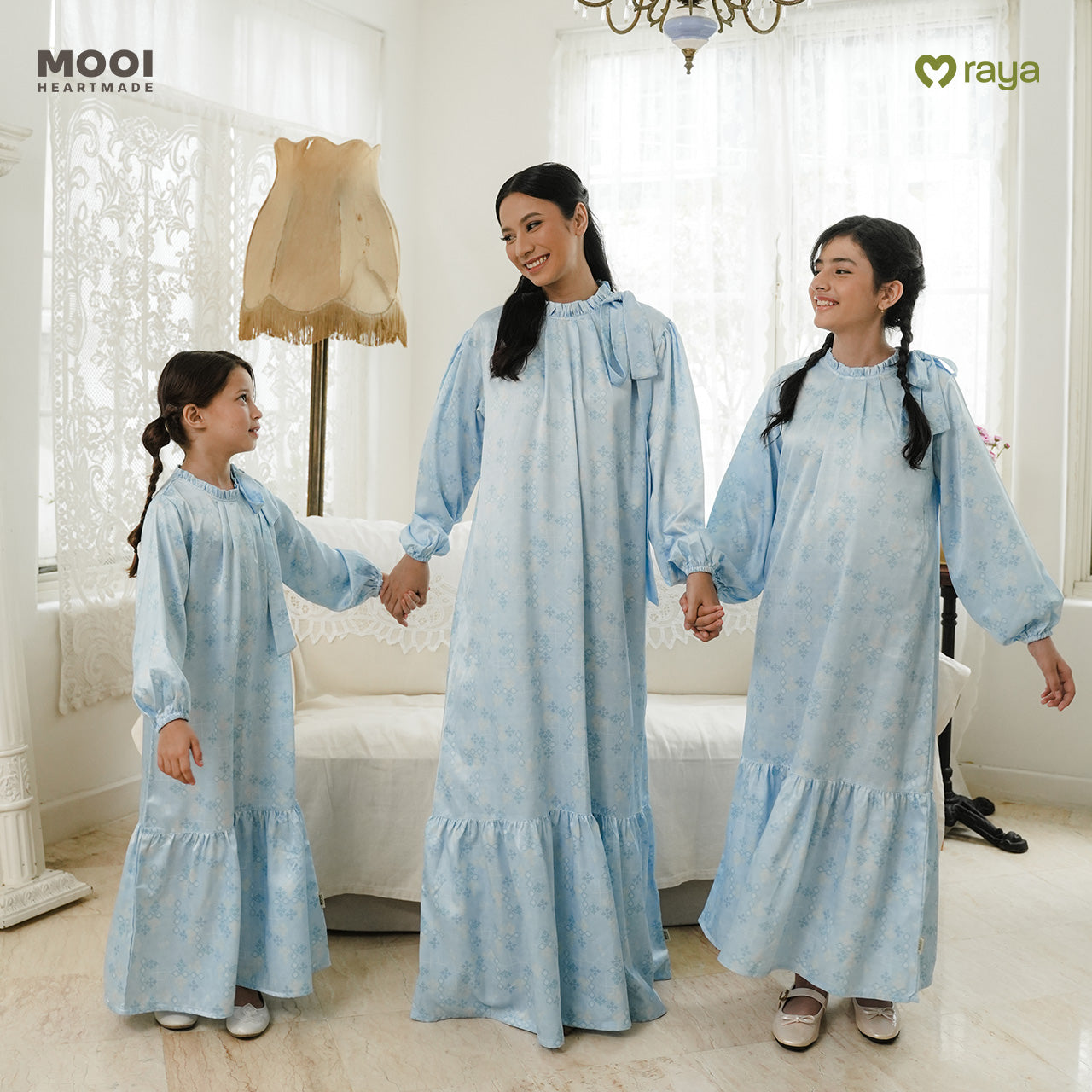 Mooi Dress Dewasa Raya Collection Nawrah Gamis Adult Nawasena Series