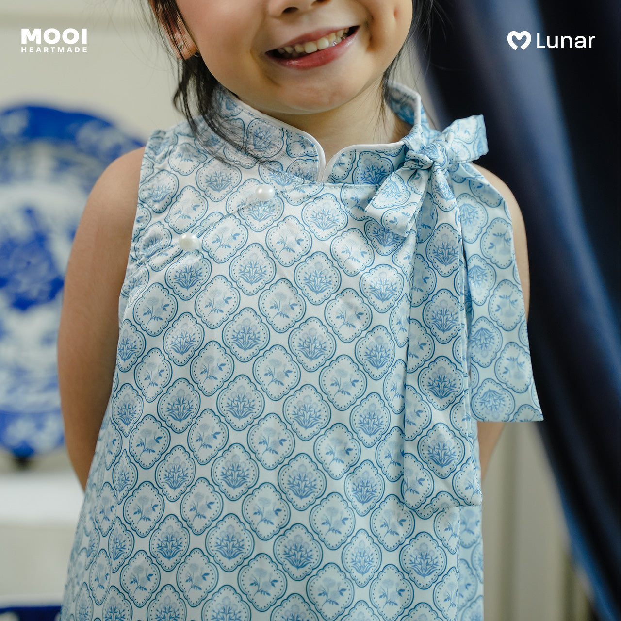 Mooi Dress Anak Perempuan Lunar Collection Fei Cheongsam Dress