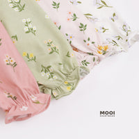 Mooi Atasan Anak Perempuan Erica Ruffle Top