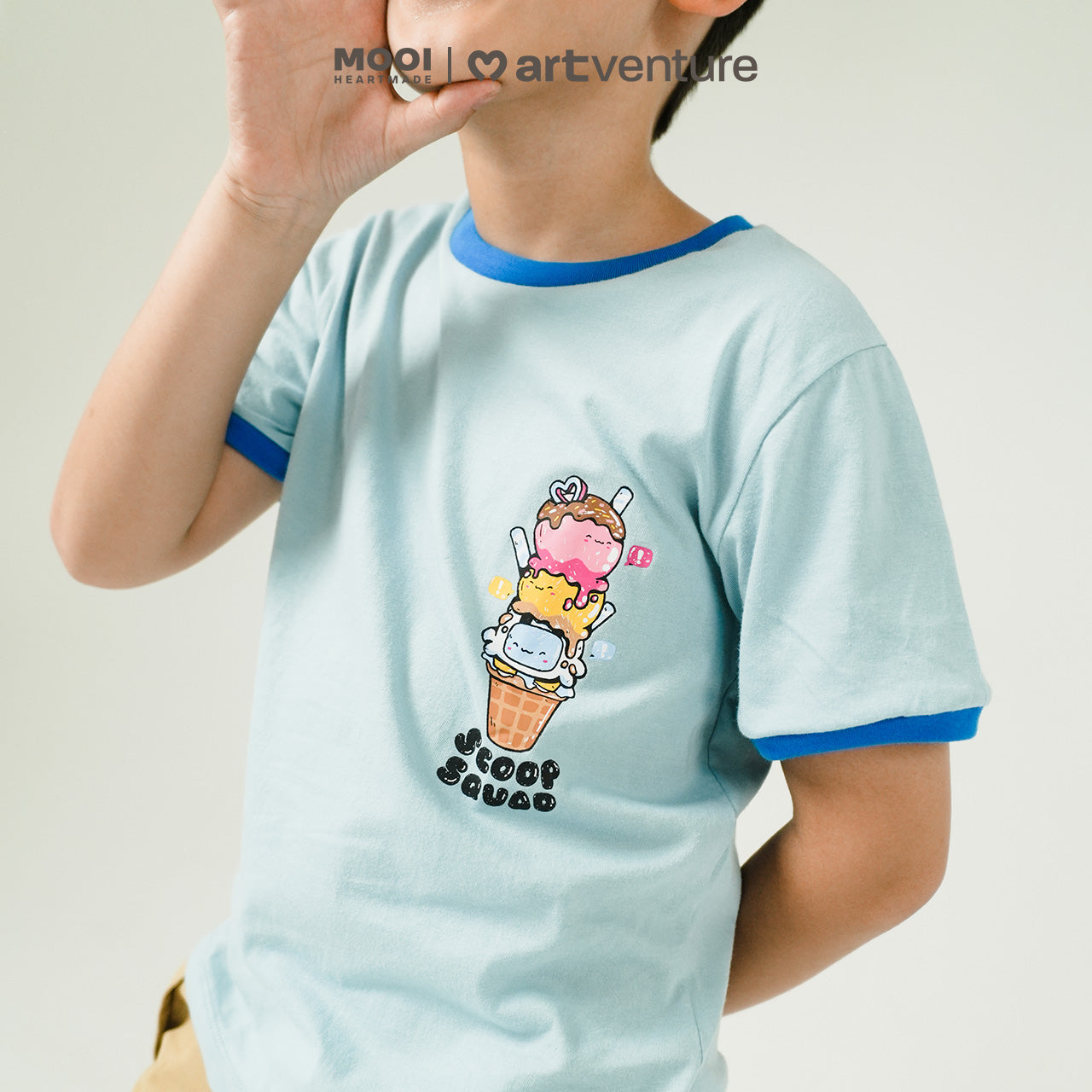 Mooi Artventure x Illustrator Vintage Tshirt Tee Kaos Anak