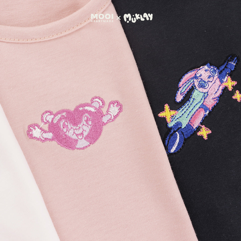 Mooi X Muklay Setelan Anak Perempuan Alena Skort Set