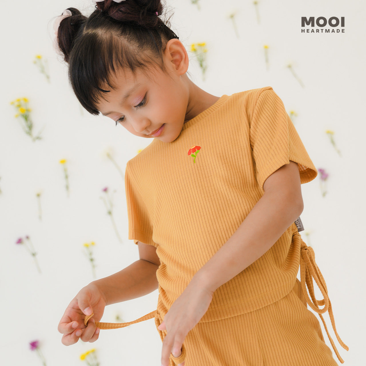 Mooi Atasan Anak Perempuan Heidi Top