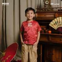 Mooi Kemeja Anak Laki-Laki Lunar Collection Liu Cheongsam Shirt