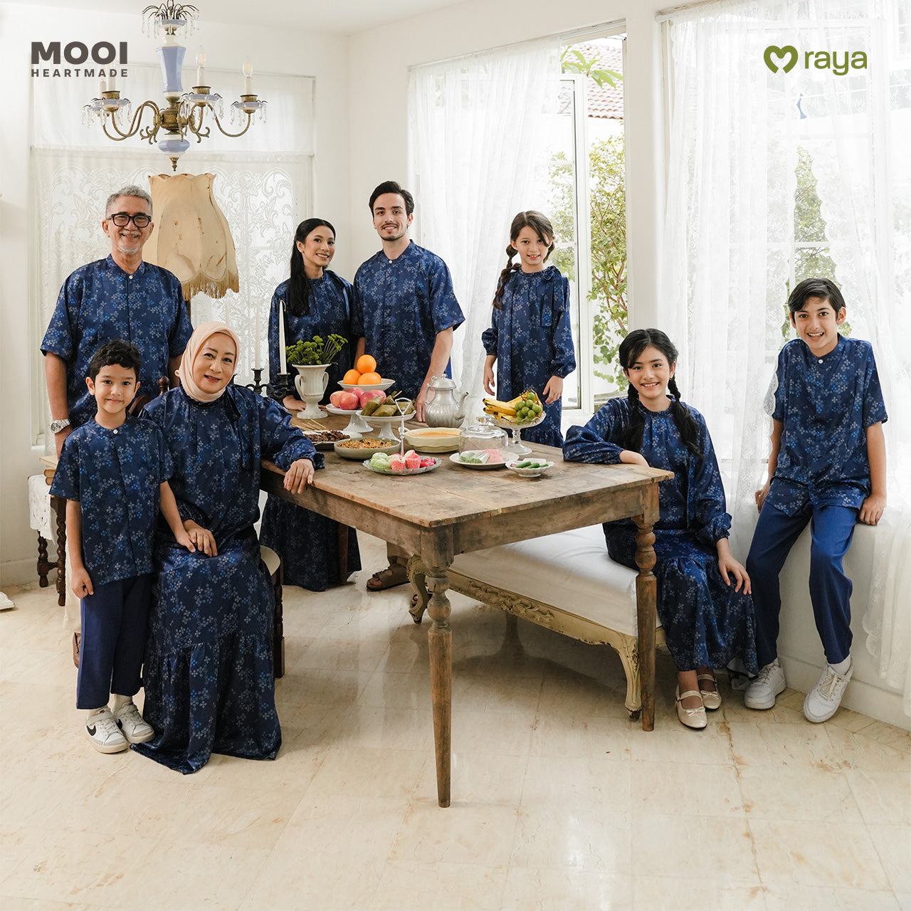 Mooi Dress Dewasa Raya Collection Nawrah Gamis Adult Nawasena Series