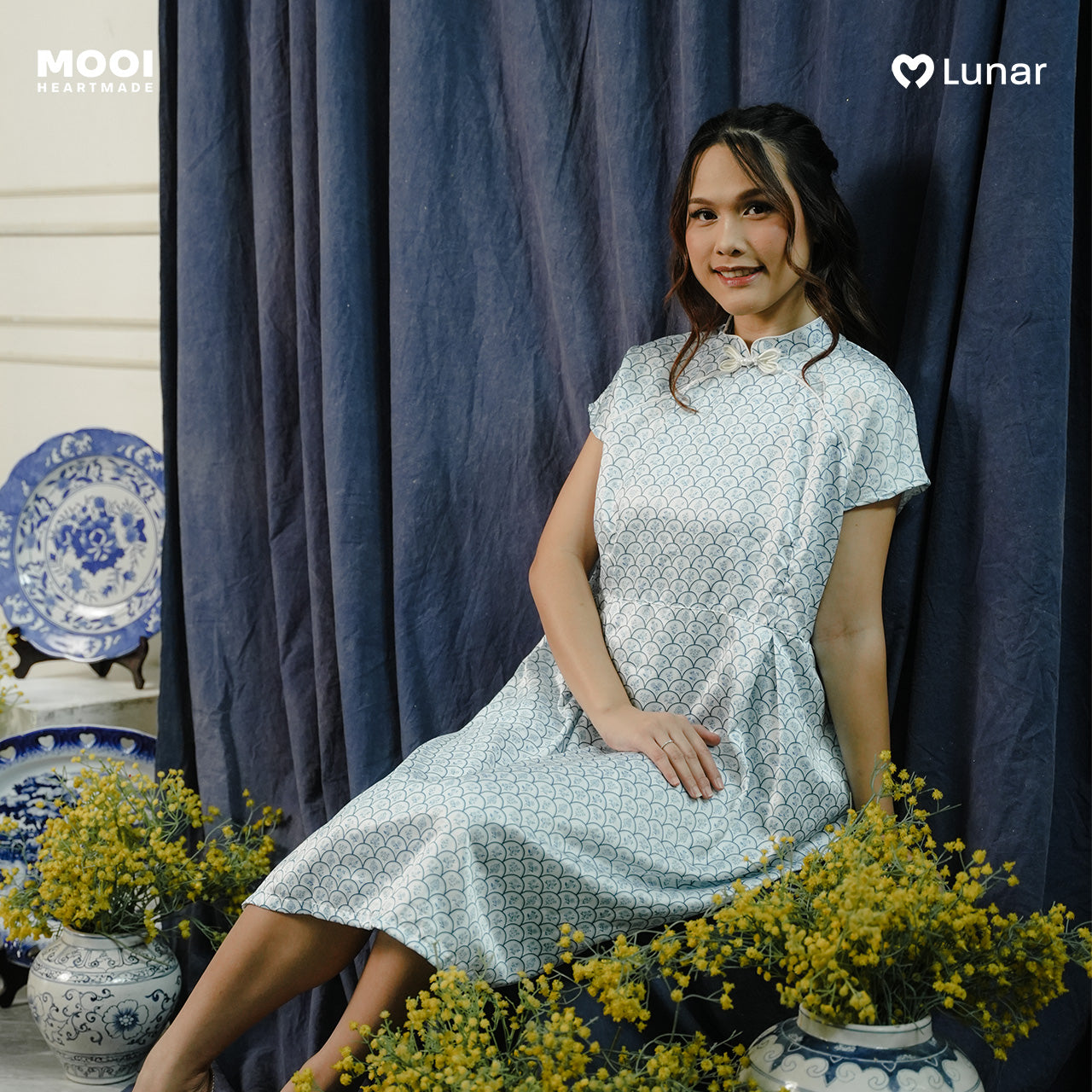 Mooi Dress Dewasa Lunar Collection Mei Gui Cheongsam Dress Adult