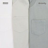 Mooi Kaos Anak Pocket Unisex Comfy T-Shirt Pocket Kids
