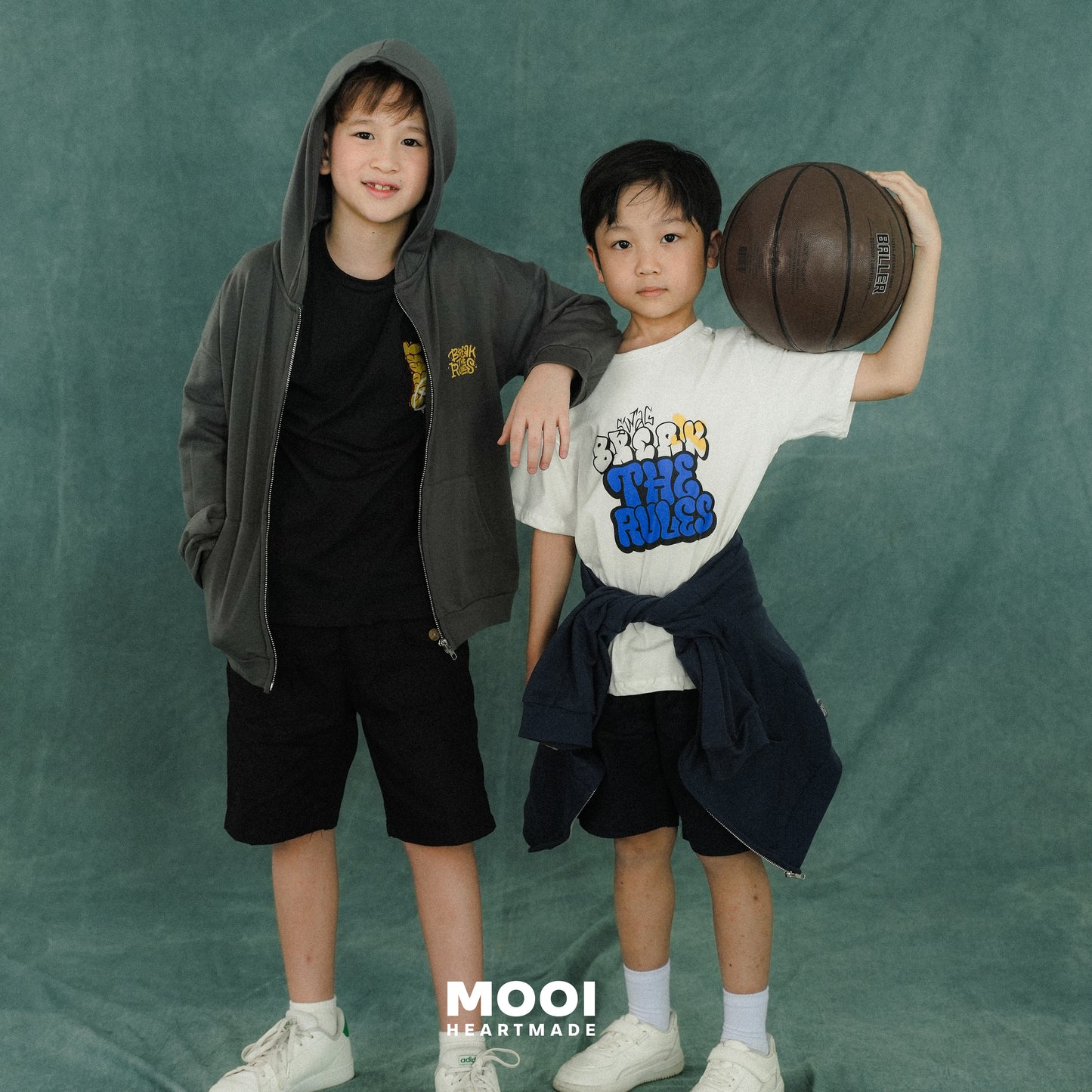 Mooi Kaos Anak Unisex T-shirt Graphic