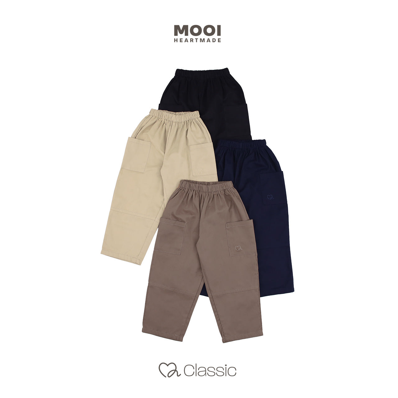 Mooi Celana Panjang Anak Laki-Laki Classic Pocket Long Pants