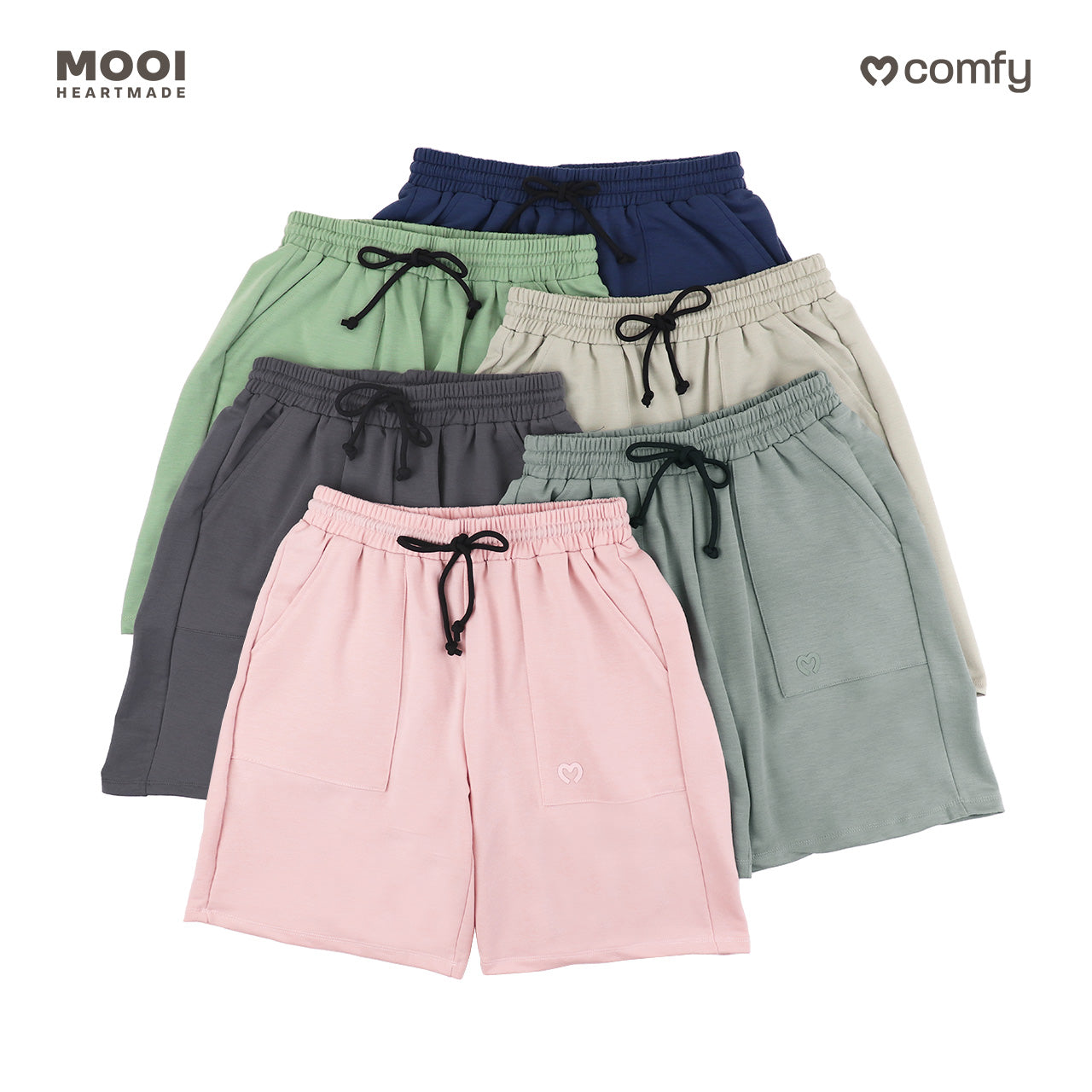 Mooi Celana Pendek Unisex Pria Wanita Dewasa Shortpants Cowok Cewek Comfy Short Pants Adult