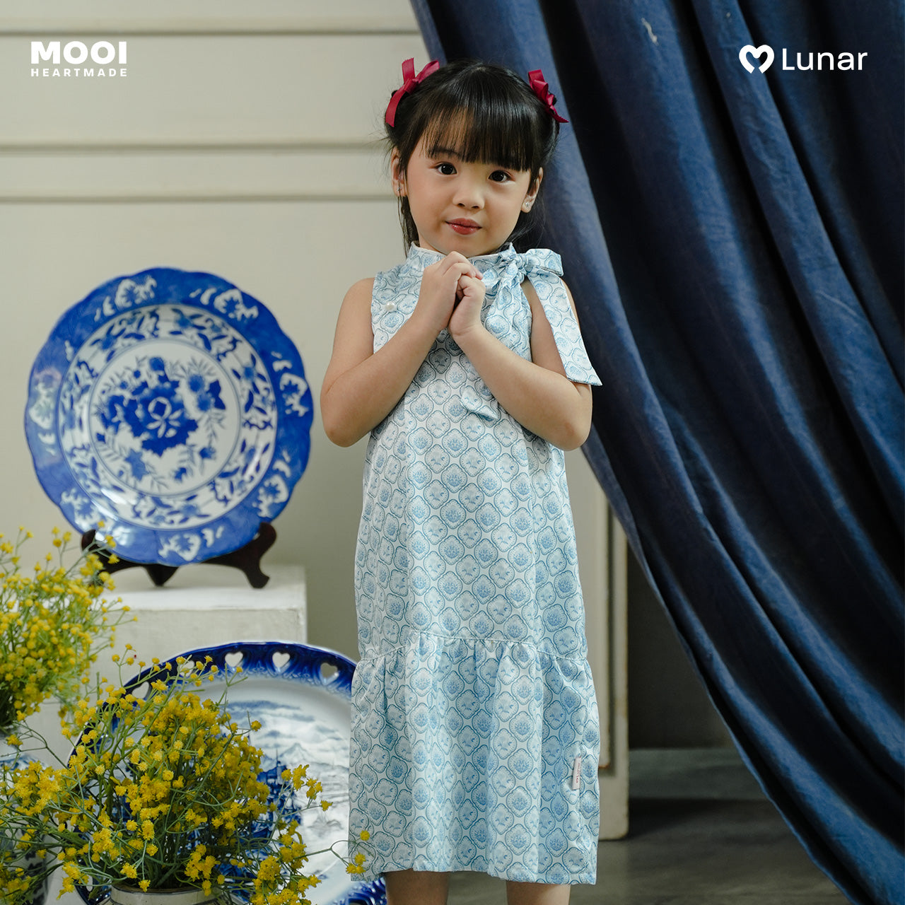 Mooi Dress Anak Perempuan Lunar Collection Fei Cheongsam Dress