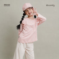 Mooi Atasan Anak Perempuan Comfy Girls Ruffle Long Sleeve